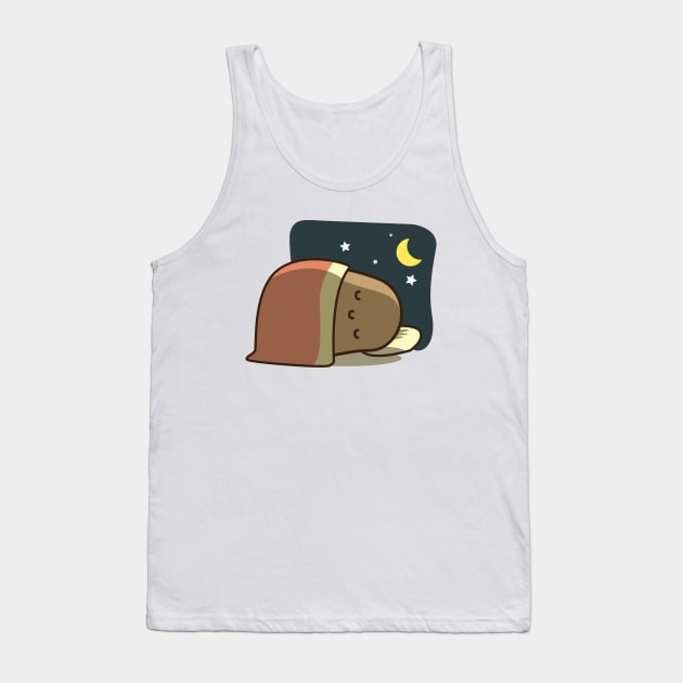 Sleeping Potato Tank Top by clgtart